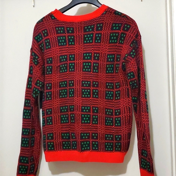 No Boundaries Santa's Bestie Christmas Sweater Junior’s M (7-9) Nwt - Picture 4 of 7